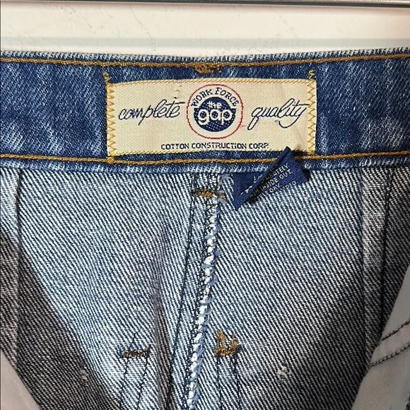 Vintage 90’s GAP Classic Blue Denim Pencil Skirt - Picture 2 of 7